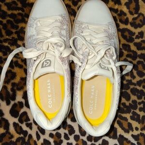 Cole Haan Women's Cream and Yellow Sneakers